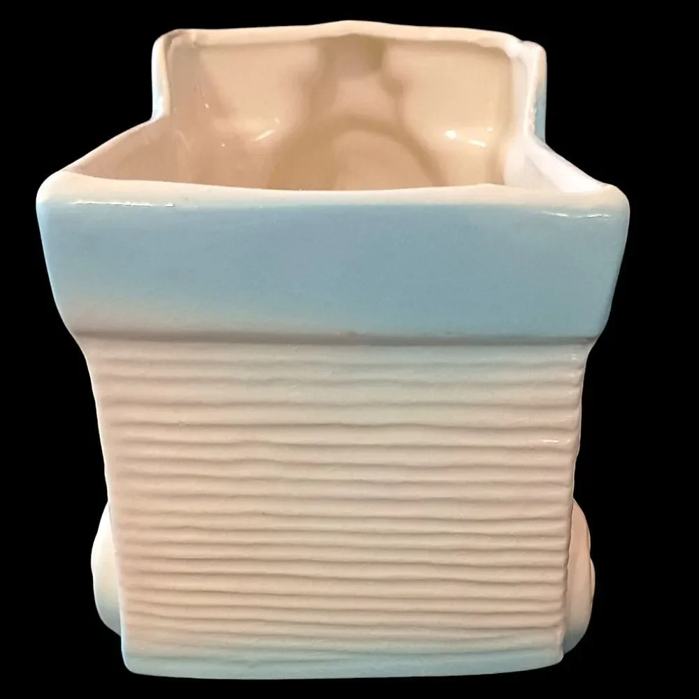 Vintage Baby Planter Decor Vase Ceramic Train Bear Butterfly‎ Colorful Large MCM